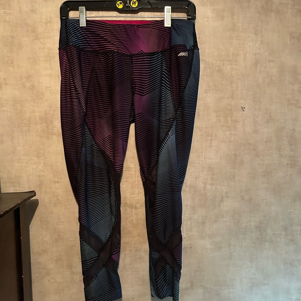 Avia Multicolor Striped Leggings